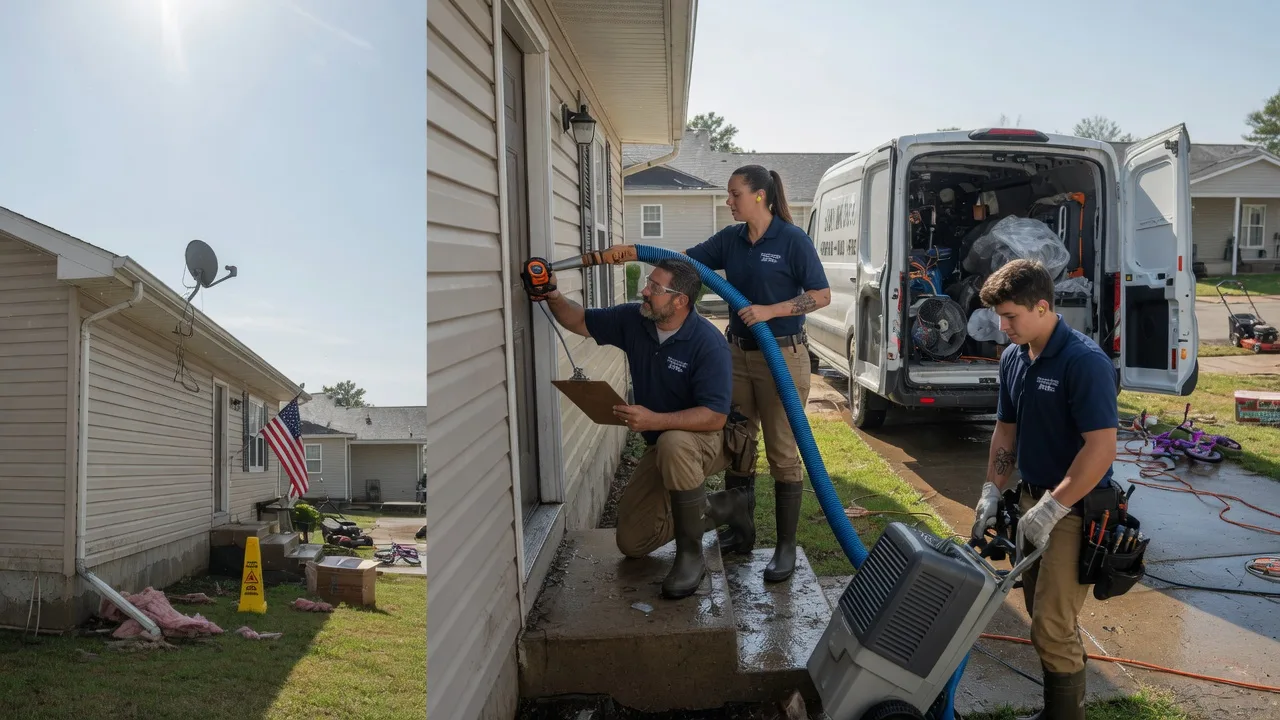 Ceiling Water Damage Restoration in Magnetic Springs, OH near me